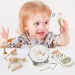 Musical Instruments Montessori Music Baby 0 12 Months Toys Drum Xylophone Kids Early Educational Wooden Instruments Baby Toys - Image 4