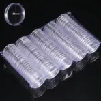 10-100pcs 21/23/25--45mm Coinning Capsules Storage Box Clear Plastic Coinning Cases Holders Protector Coinning Capsules Storage - Image 31