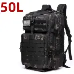 25L/50L Sturdy Nylon Waterproof Tactical Sports Trekking Fishing Hunting Camping Hiking Bag Backpack Outdoor Rucksacks - Image 8