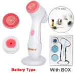 Electric Facial Cleansing Brush Sonic Rotating Face Cleaner Deep Pore Cleansing Brush Face Massager Waterproof Skin Care Tool - Image 9