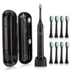 Sonic Electric Toothbrush Smart Ultrasonic Dental Teeth Whitening Rechargeable Adult Tooth Brush Sarmocare S100 With8 Brush Head - Image 13