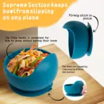 3PCS/Set Silicone Baby Feeding Bowl Tableware for Kids Waterproof Suction Bowl With Spoon Children Dishes Kitchenware Baby Stuff - Image 2