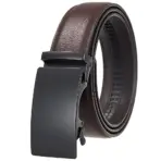 High-End Fashion Business Belt for Men - 3.5cm, Handsome Alloy Automatic Buckle, Durable PU Leather - Image 7