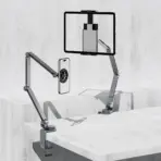 Kimdoole Pad Galaxy Tablet Kindle Tablet Desktop Adjustable Rotating Display Stand Magnetic Bed Phone Stand Clip Mount - Image 4