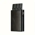 Men's Wallet with Zipper Coin Purse Automatic Pop-up Metal Credit Card Holder Minimalist RFID Blocking Business Card Wallet Idea - Image 9