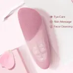 Electric Face Cleansing Brush Ultrasonic Facial Cleansing Brush Vibration Massager SkinCare Deep Pore Waterproof Silicone Brush - Image 5