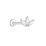 Aide Moissanite Diamond Stud Earrings for Women Orginal 925 Sterling Silver Screw Back Women Flat Back Moissanite Earring Jewel - Image 11