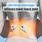 Heating Vibration Massage Pillow Electric Lumbar Support Pad Bed Sleeping Waist Protection Cushion Lying Flat Waist Pain Relief - Image 3