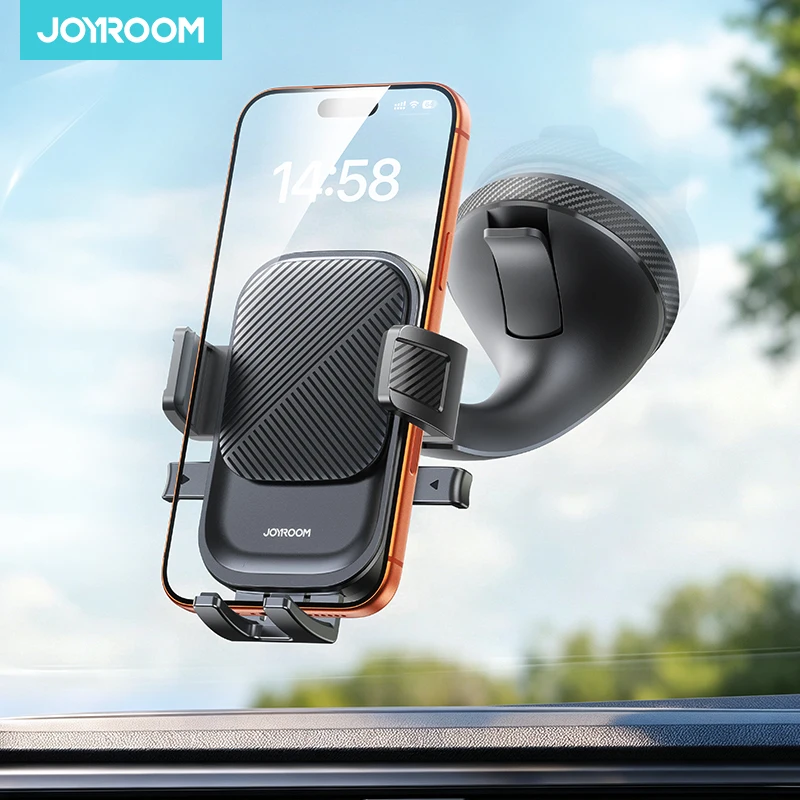 S3178d68d392244fb8944647d72cd52f5s.webp Joyroom Car Phone Holder Mount Car Strong Suction Hands-Free Universal Cell Phone Stand For Dashboard/Windshield 360° Rotation - Image 1