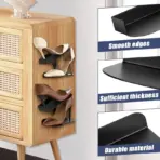 H-shaped Shoe Rack Wall Mounted Floating Shoe Display Shelves Sneaker Holders for Shoe Collectors Advertising Exhibition - Image 4