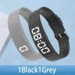 2026 Outdoor Smartwatch Sports Bracelet Vibration Alarm Clock Reminder Sleep Monitoring 24 Hours Pedometer Rechargeable Bracelet - Image 30