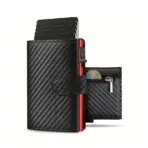 Pop Up Wallet with Coin Compartment RFID Protection Credit Card Holder Wallet for Men - Image 9