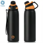 Fjbottle Thermo bottle With Magnetic Lid Outdoor Sport Stainless Steel Water Bottle Keep Cold Insulated Vacuum Flask 1000ml