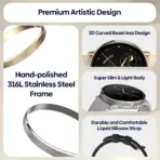Zeblaze GTR 3 Pro Voice Calling Smart Watch 1.43" AMOLED Display 316L Stainless Steel Frame Fitness Tracking Smartwatch - Image 2