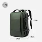 BANGE Expandable Men's Backpack Waterproof 17.3 in Laptop Backpack Man Large Capacity Hiking Travel Bag Male Backpacks for Men - Image 12