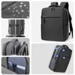 Laptop Backpack 17.3 inch Large Capacity Travelling Backpacks Waterproof Laptop Bag 15.6 17.3 Multi-pockets Men's Backpack - Image 5