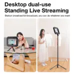 Handheld Ring LED Rechargeable Fill light Portable Mobile Phone Live Broadcast Photography Desktop Rabbit Cage Selfie Light - Image 6