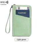New Travel Passport Clip Wallet Women and Men Multifunctional PU Leather Card Holde RFID Anti Theft Swiping Wallets Storage Bag - Image 14