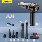 CENRR 998000PA Car Vacuum Cleaner Powerful Portable HandHeld Vacuum Cleaner For Car Wireless Cleaner Robot Car Accessories - Image 13