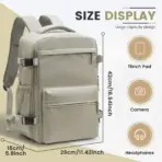 Ryanair 40x30x20 Cabin Bag Men Air Vacuum Compression Backpack Hand Luggage Laptop Backpack,42x29x15 Vacuum Clothing Storage Bag - Image 11