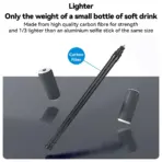 VIKEFON 3M Carbon Fiber Selfie Stick Aluminum Alloy Selfie Stick for Insta360 X3/ONE X2 / RS for GoPro Hero 11 10 9 8 DJI Action - Image 6