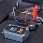 4 in 1 Portable Jump Starter 12V with Air Compressor, 1500A Peak Car Battery Booster, Tire Inflator with Digital Gauge, Emergenc
