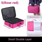 New Oxford Makeup Bag For Women Professional Large Capacity  Travel Cosmetic Case Waterproof Manicure Makeup Toolbox - Image 19