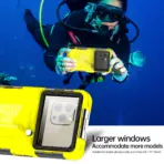 Multi-Functional, Durable, Waterproof, 15m/50ft, Universal 6.9 Inch Waterproof Phone Case, IP68, Professional Diving Photography - Image 4
