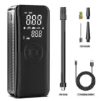 CARSUN Rechargeable Air Pump Tire Inflator Portable Compressor Digital Cordless Car Tyre Inflator For Motocycle Bicycle Balls - Image 7