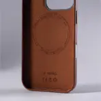 Luxury Business Retro Leather Magnetic Case For iPhone 17 Pro Max 16 Plus 15 14 13 MagSafe Alloy Lens Wireless Charging Cover - Image 5