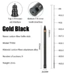 Carbon Fiber Invisible Extended Edition Selfie Stick Stand For Insta360 X3 GO3 Action 4 300CM For DJI GoPro Camera Selfie Sticks - Image 8
