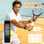 LED Digital Alarm Clock Watch Adjustable Snooze-proof Alarm Bracelet with Running Pedometer Waterproof Vibrating Alarm HT30 - Image 3
