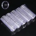 10-100pcs 21/23/25--45mm Coinning Capsules Storage Box Clear Plastic Coinning Cases Holders Protector Coinning Capsules Storage - Image 22