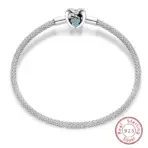 Bracelet Silver 925 Original 17-20CM Star Moon Sun Four Leaf Clover Green Zircon Bracelets Fit DIY Charms Birthday Jewelry Gifts - Image 40