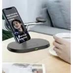 3 in 1 Magnetic Wireless Charger Stand for Magsafe iPhone 16/15/14/13/12 Apple Watch 8/7 & Airpods pro Fast Charging Station - Image 6
