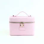 Customized Name PU Leather Cosmetic Bag with Zoned Storage and Large Capacity Toiletry Bag for Autumn and Winter New Products - Image 13