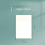 50 Sheets Transparent Sticky Note Pads Waterproof Self-Adhesive Memo Notepad School Office Supplies Stationery - Image 3