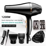 New High Wind Power Hair Dryer With Hot And Cold Constant Temperature Quick Drying Hood, Household Hair Salon Hair Dryer Tube