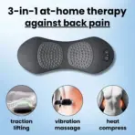 Heating Vibration Massage Pillow Electric Lumbar Support Pad Bed Sleeping Waist Protection Cushion Lying Flat Waist Pain Relief - Image 2