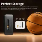 CARSUN Rechargeable Air Pump Tire Inflator Portable Compressor Digital Cordless Car Tyre Inflator For Motocycle Bicycle Balls - Image 5