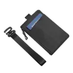 Zip Clutch with Wristband, Passport Holder Zipper Wallet and EDC Carrier - Weatherproof and RFID Blocking - 3 External Slots - Image 2