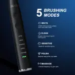 Seago Electric Toothbrush USB Rechargeable Adult 360 Days Long Battery Life IPX7 4 Replacement Heads Travel Box  SG-575 - Image 4