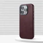 Luxury Business Retro Leather Magnetic Case For iPhone 17 Pro Max 16 Plus 15 14 13 MagSafe Alloy Lens Wireless Charging Cover - Image 11