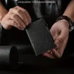 Slim Wallet with Coin Slot Credit Card Wallet Mens for Magnetic Closure RFID Protection Men Wallet - Image 4