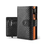 Pop Up Wallet with Coin Compartment RFID Protection Credit Card Holder Wallet for Men - Image 5