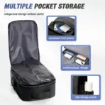 Men Vacuum Compression Backpack 15.6in Laptop Backpack Expand Hiking Vacuum Travel Backpack, Ryanair Backpack 40x30x20 Cabin Bag - Image 2