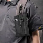 Zip Clutch with Wristband, Passport Holder Zipper Wallet and EDC Carrier - Weatherproof and RFID Blocking - 3 External Slots - Image 3