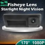 GreenYi 170° 1080P AHD Vehicle Rear View Camera for VW Volkswagen Golf Passat B7 B6 Tiguan Jetta MK6 Audi A3 A4 A5 Q5 A6 B6 car