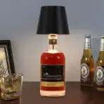 Wine Bottle LED Wireless Table Lamp 3-color Infinitely Dimmable USB Rechargeable Dining Table Lights Beverage Lamp Top touch - Image 2
