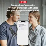AI MINISO M98 Wireless Headphones OWS Sports Bluetooth Earphones Gaming Headset AI Translator Earbuds APP LCD Touch Screen IPX5 - Image 4